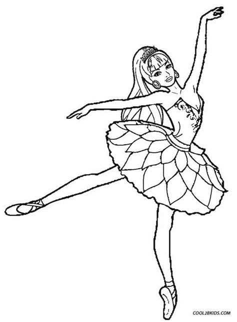 Dibujo De Ballet Para Colorear Páginas Para Imprimir Gratis