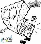 Spongebob Coloring Pages Squarepants Printable Print Kids Spy Bob Sponge Characters Pants Gangster Fool Being Book Games Color Patrick Cartoon sketch template