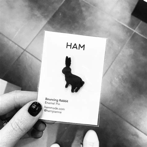 Wear Some Ham Pingame 🐰⚡️ Hamrabbit Ham Pin Game Enamel Pins