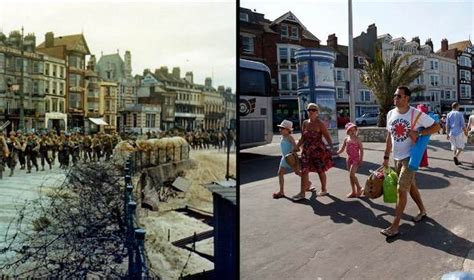 Then And Now D Day Sites Awesome Collection Galleries