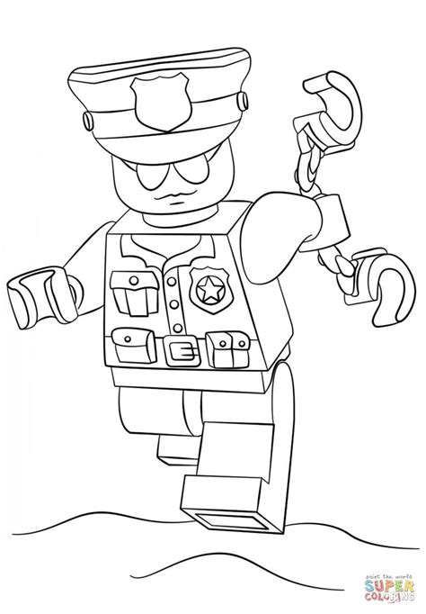 police officer coloring page printables httpwww