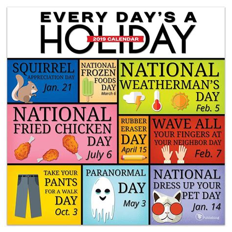 everydays  holiday calendar