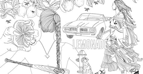 beyonce lemonade coloring book