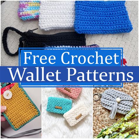 crochet wallet patterns diy crafts