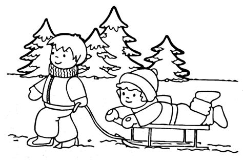 winter season coloring pages crafts  worksheets  preschool