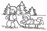 Coloring Winter Pages Season Preschool Disney Printable Kids sketch template