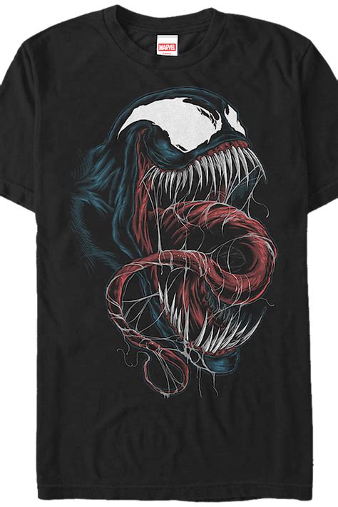Black Venom T Shirt Marvel Comics Mens T Shirt