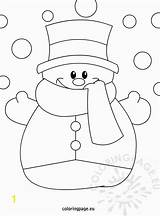Coloring Snowman Pages Winter Hat Mitten Mittens Printable Scarf Blank Abominable Template Line Christmas Print Drawing Templates Simple Getcolorings Getdrawings sketch template