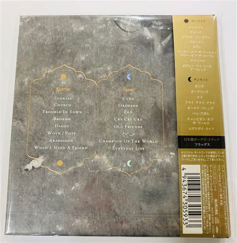 coldplay everyday life japanese cd  musicjapanet
