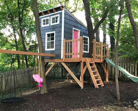 Secret Clubhouse Plan Backyard Playhouse Build A Playhouse Play Houses
