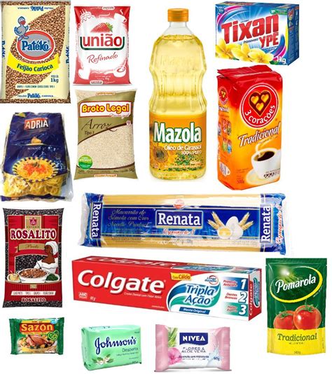 cesta básica kit compras alimentos supermercado 14 Ìtens r 138 10