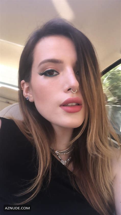 Bella Thorne Wearing A See Through Black Dress At The J T