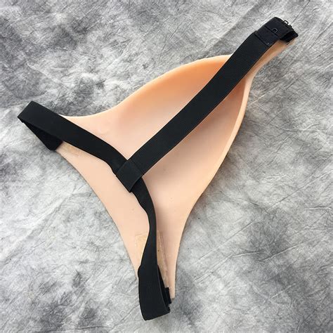 silicone control panty gaff t back camel toe thong