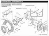 Exploded Wilwood Brakes sketch template