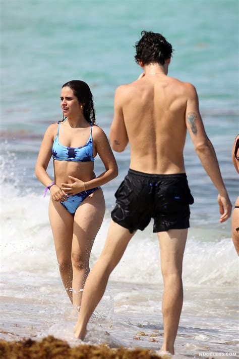 Camila Cabello Big Ass In Thong Bikini On A Beach