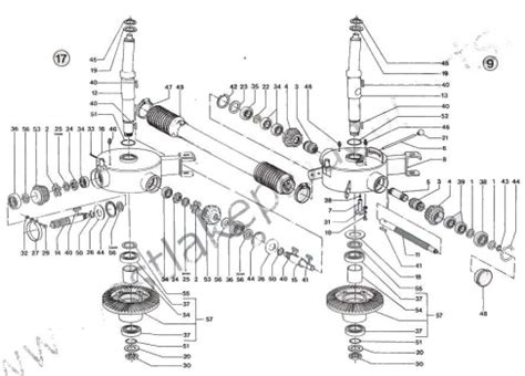 pz haybob  parts diagram section  parts information pz westlake plough parts