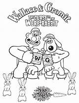 Gromit Wallace Rabbit Coloring Were Curse Pages Kids Aardman Drawings Colouring Popular Choose Board Cartoon sketch template