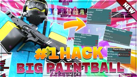 big paintball roblox hack big paintball script fast shoot unlock
