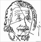 Andy Pages Einstein Warhol Coloring Culture Arts sketch template