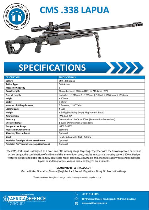 cms 338 lapua magnum truvelo