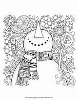 Winter Snowman Coloring Pages Primarygames Printable Pdf Color Adult Sheets Christmas Book Print Kids Ebook Choose Board sketch template