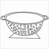 Colander Easydrawings sketch template