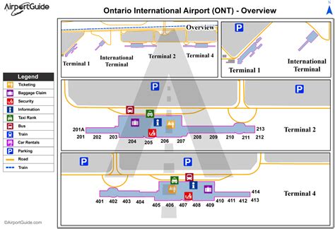 ontario ontario international ont airport terminal maps travelwidgetcom