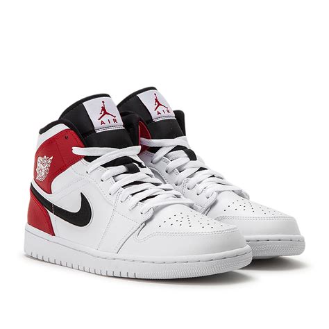 Nike Air Jordan 1 Mid Chicago Remix White Red 554724 116