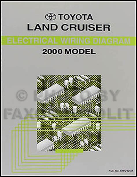 toyota land cruiser wiring diagram manual original