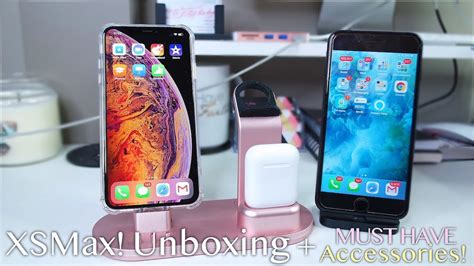 Iphone Xs Max Unboxing Must Have Accessories Gold 256