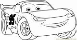 Mcqueen Lightning Coloring Pages Cars Cute Color Cartoon Coloringpages101 Pdf sketch template