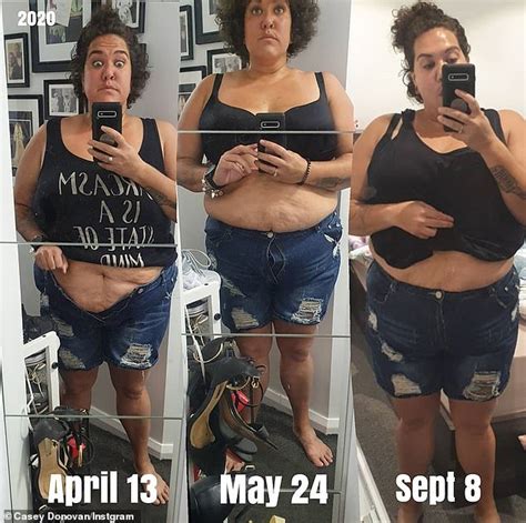 casey donovan shows off her incredible weight loss daily