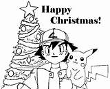 Pokemon Coloring Christmas Pages Pikachu Printable Ash Print Sheets Cartoon Colouring Drawing Baby Color Ashley Getdrawings Choose Board sketch template