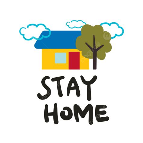 stay  home clipart transparent background cute stay home cartoon