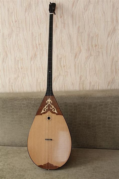 kazakh dombra folk stringed musical instrument