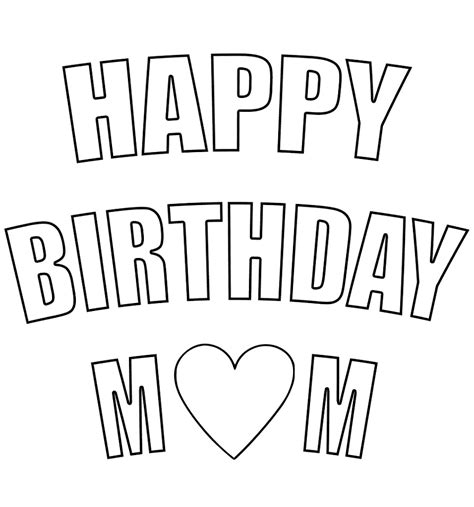 happy birthday mom printable farrah printable