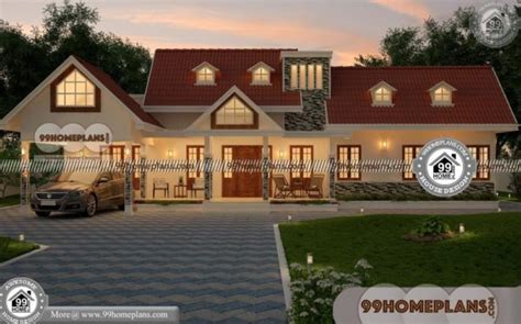 bedroom single story house plans  contemporary home plans