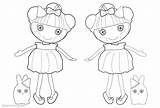 Coloring Pages Sparkle Lalaloopsy Jewel Kids Printable sketch template