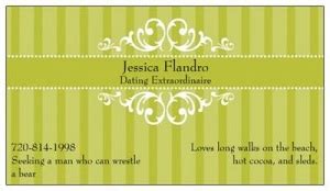 wave  dating  dating card fashionably cosmopolitan