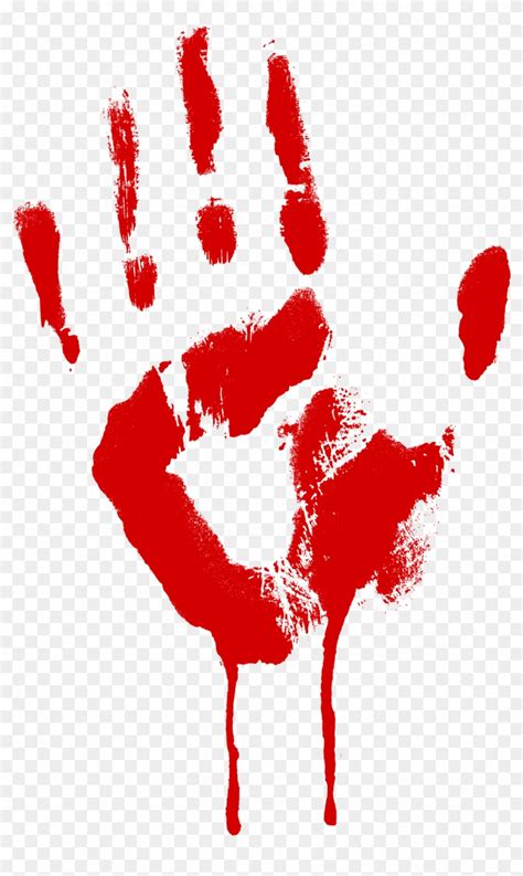 photo bloody hand print photo photograph picture blood hand transparent background