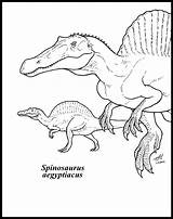 Spinosaurus Coloring Pages Printable Aegyptiacus Getdrawings Getcolorings Color Xcolorings Deviantart Template sketch template