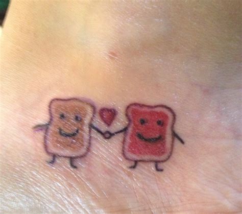 best friend tattoos peanut butter jelly best tattoo ideas