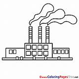 Coloring Pages Smoke Printable Buildings Pipes 1706 Hits sketch template