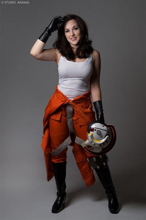 rebel pilot pinup cosplay sci fi design
