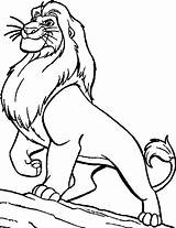 Coloring Lion Wecoloringpage sketch template
