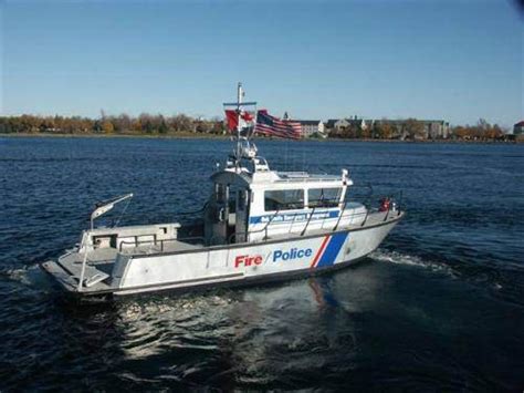 high speed aluminum kingston  patrol boat  work boat