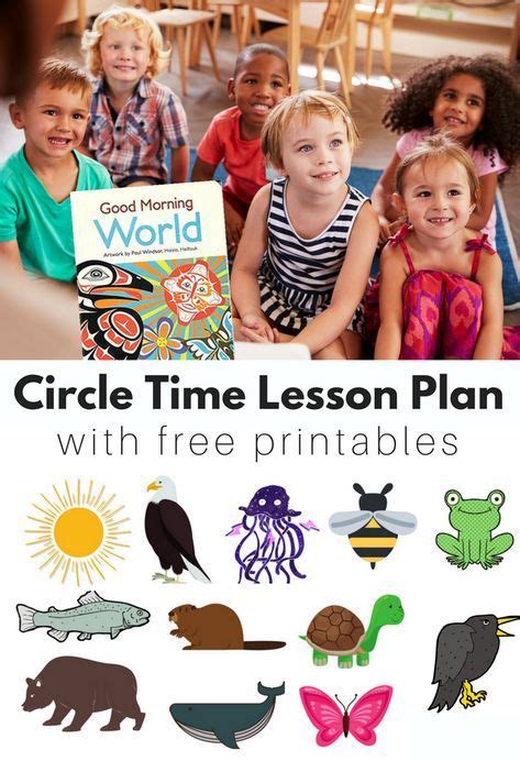 interactive circle time activity  printables circle time