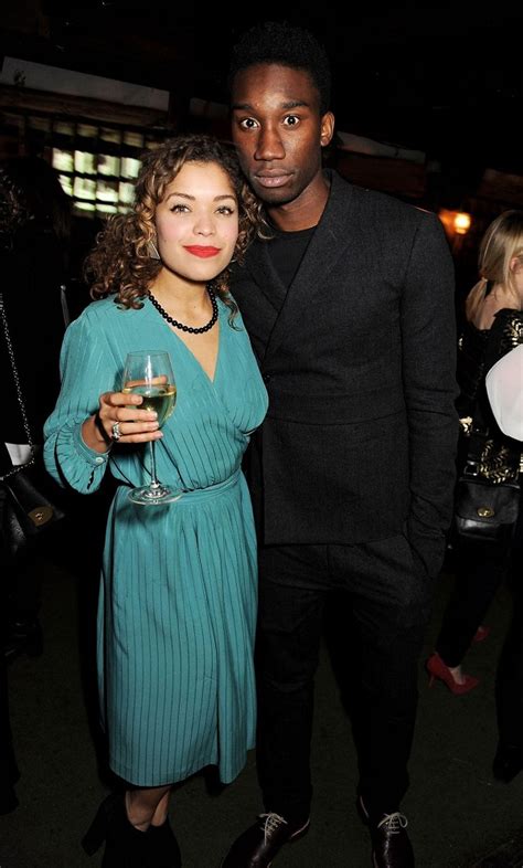 antonia thomas and nathan stewart jarrett at an instyle event in london oh no they didn t