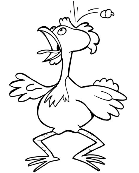 cute chicken coloring pages clipartsco