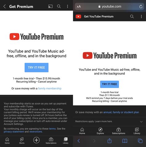 overpay  youtube premium